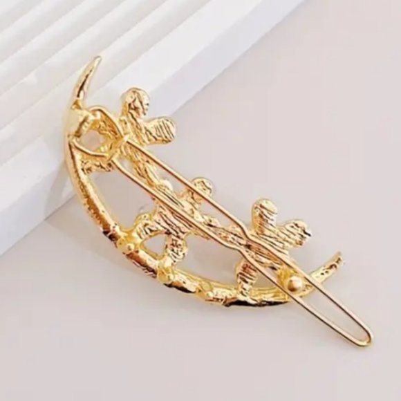 Flower Moon Hair Clips (set of 2) - Picture 3 of 4